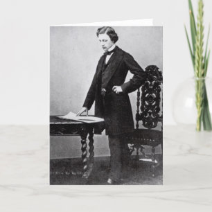 Lewis Carroll op de leeftijd van 29 Kaart