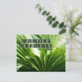 Lewis Cass Inspirerend quote "Twijfel" Briefkaart (Staand voorkant)