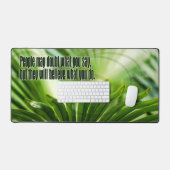 Lewis Cass Inspirerend quote "Twijfel" Bureaumat (Keyboard & Muis)