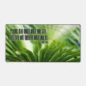 Lewis Cass Inspirerend quote "Twijfel" Bureaumat (Voorkant)