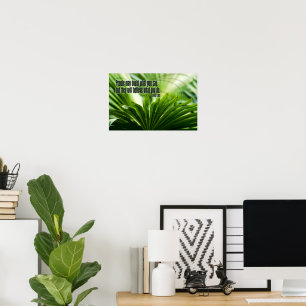 Lewis Cass Inspirerend quote "Twijfel" Poster