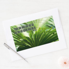 Lewis Cass Inspirerend quote "Twijfel" Rechthoekige Sticker