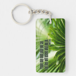 Lewis Cass Inspirerend quote "Twijfel" Sleutelhanger