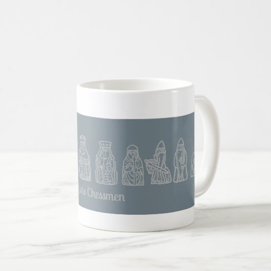 Lewis Chessmen in the Frontline Koffiemok (Voorkant rechts)