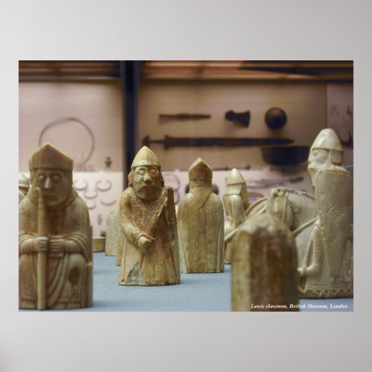 Lewis Chessmen poster (Voorkant)