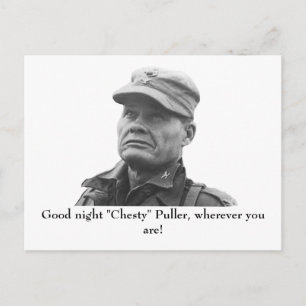 Lewis "Chesty" Puller Briefkaart
