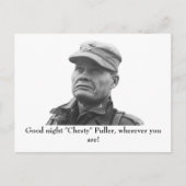 Lewis "Chesty" Puller Briefkaart (Voorkant)