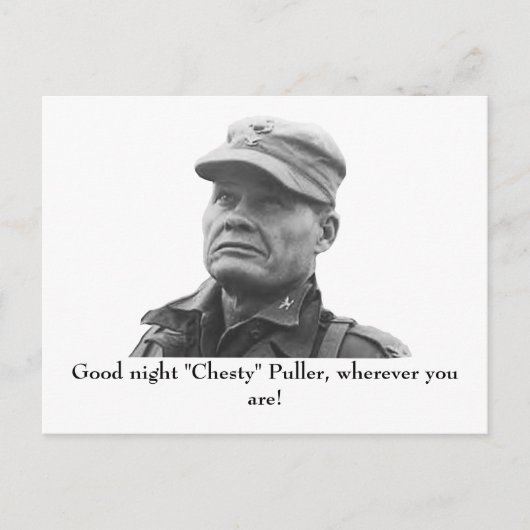 Lewis "Chesty" Puller Briefkaart (Voorkant)