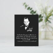 Lewis "Chesty" Puller Briefkaart (Staand voorkant)