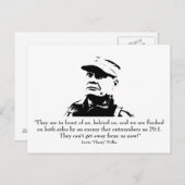 Lewis "Chesty" Puller Briefkaart (Voorkant / Achterkant)