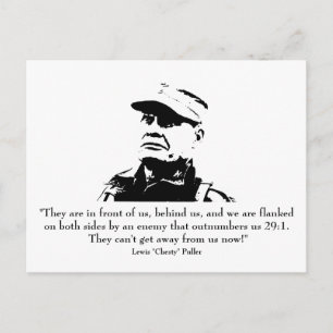 Lewis "Chesty" Puller Briefkaart