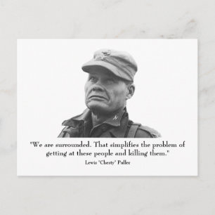 Lewis "Chesty" Puller Briefkaart