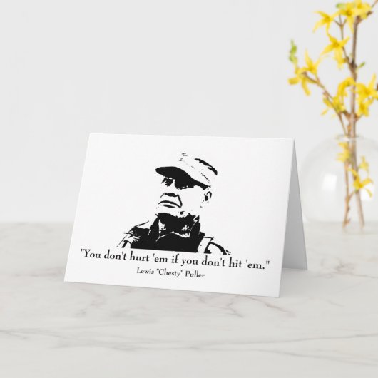 Lewis "Chesty" Puller Kaart (Gele Bloem)