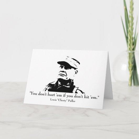 Lewis "Chesty" Puller Kaart (Voorkant)