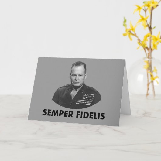 Lewis "Chesty" Puller Kaart (Gele Bloem)