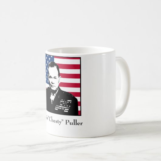 Lewis "Chesty" Puller Koffiemok (Voorkant rechts)