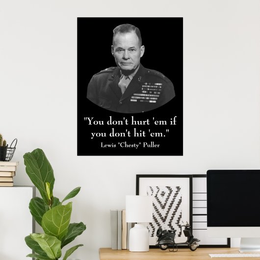Lewis "Chesty" Puller Poster (Thuiskantoor)
