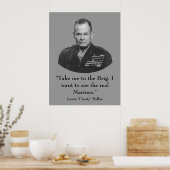 Lewis "Chesty" Puller — War Hero Poster (Keuken)