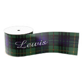 Lewis clan Pset Scottish kilt tartan Grosgrain Lint (Spoel)