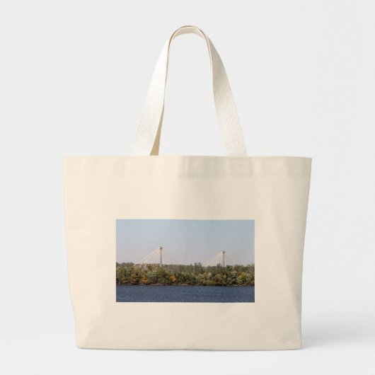 Lewis & Clark Bridge Grote Tote Bag (Voorkant)