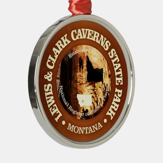 Lewis & Clark Caverns SP Metalen Ornament (Rechts)
