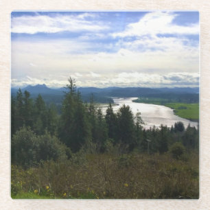 Lewis & Clark Glazen Onderzetter