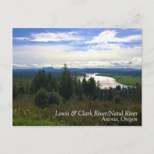 Lewis & Clark River, OR Briefkaart (Voorkant)