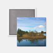 Lewis & Clark River, Oregon Magneet (Voorkant / Achterkant)