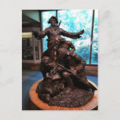 Lewis & Clark Statue, Fort Clatsop, Oregon Briefkaart (Voorkant)