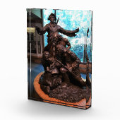 Lewis & Clark Statue, Fort Clatsop, Oregon Fotoblokken (Rechts)