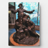 Lewis & Clark Statue, Fort Clatsop, Oregon Fotoplaat (voorkant)