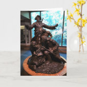 Lewis & Clark Statue, Fort Clatsop, Oregon Kaart (Gele Bloem)