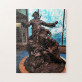 Lewis & Clark Statue, Fort Clatsop, Oregon Legpuzzel (Verticaal)