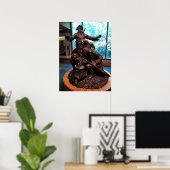 Lewis & Clark Statue, Fort Clatsop, Oregon Poster (Thuiskantoor)