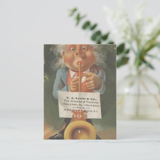 Lewis & Co. Fine Groceries Ephemera Briefkaart (Staand voorkant)