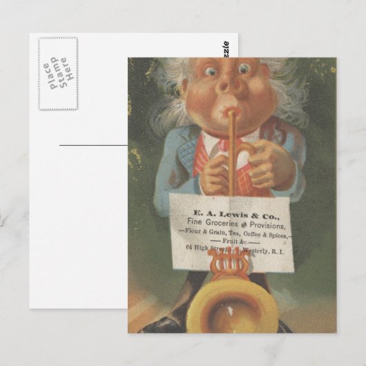 Lewis & Co. Fine Groceries Ephemera Briefkaart (Voorkant / Achterkant)