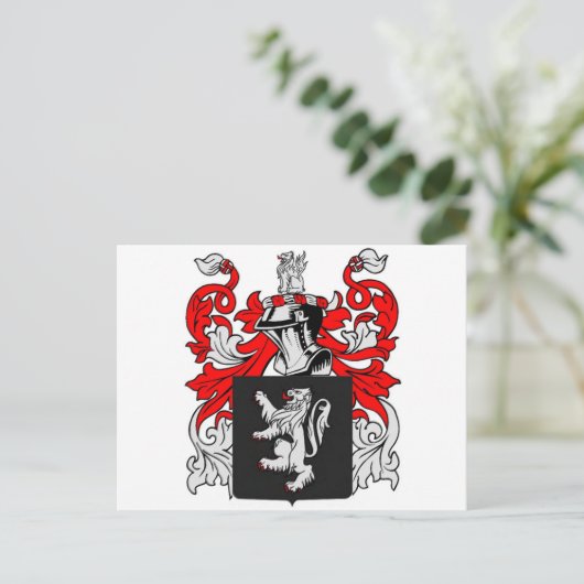 Lewis Coat of Arms Briefkaart (Staand voorkant)