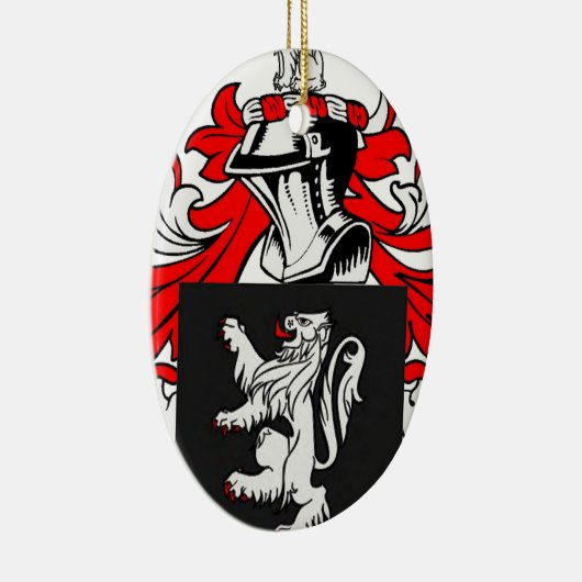 Lewis Coat of Arms Keramisch Ornament (Rechts)