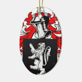 Lewis Coat of Arms Keramisch Ornament (Links)