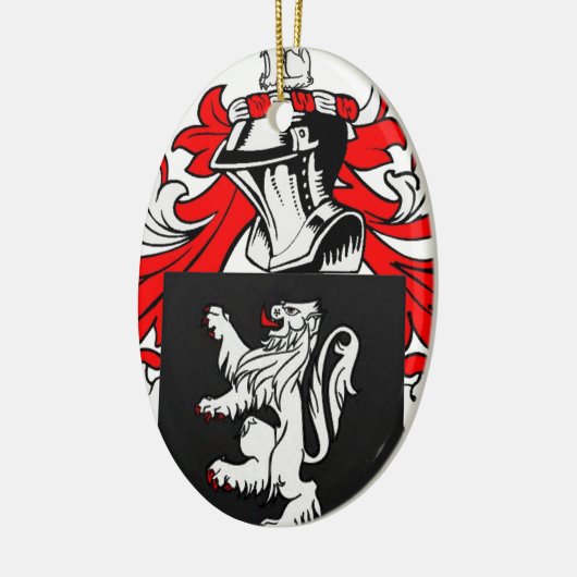 Lewis Coat of Arms Keramisch Ornament (Links)