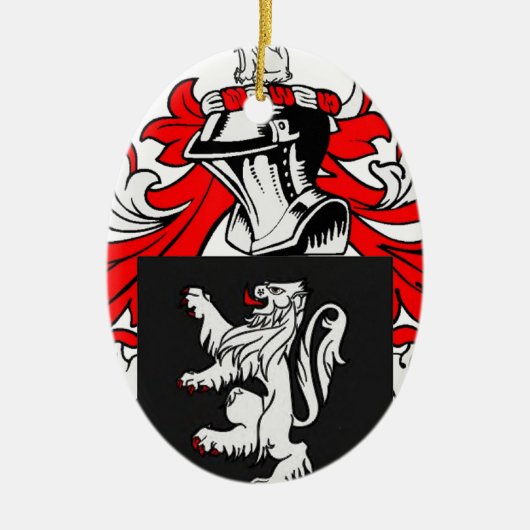 Lewis Coat of Arms Keramisch Ornament (Voorkant)