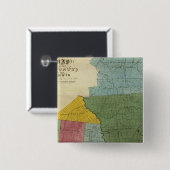 Lewis County Vierkante Button 5,1 Cm (Voorkant /achterkant)