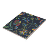 Lewis Day's "Oma" kleine keramische Tegel Tegeltje (Zijkant)