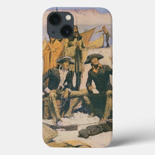 Lewis en Clark aan de Columbia River Case-Mate iPhone Case (Achterkant)