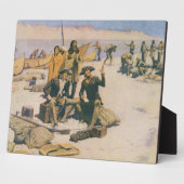 Lewis en Clark aan de Columbia River Fotoplaat (Zijkant)