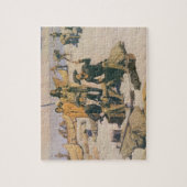 Lewis en Clark aan de Columbia River Legpuzzel (Verticaal)