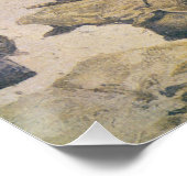 Lewis en Clark aan de Columbia River Poster (Hoek)