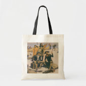 Lewis en Clark aan de Columbia River Tote Bag (Voorkant)