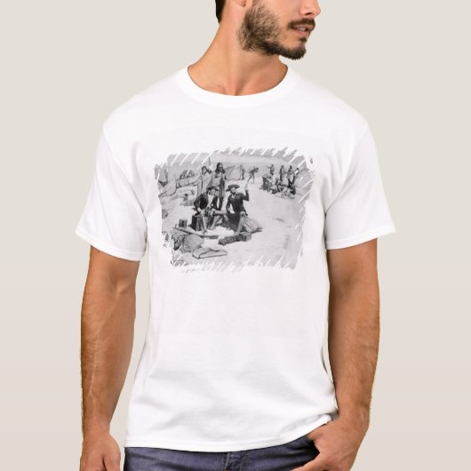 Lewis en Clark aan de monding van de Columbia T-shirt (Voorkant)