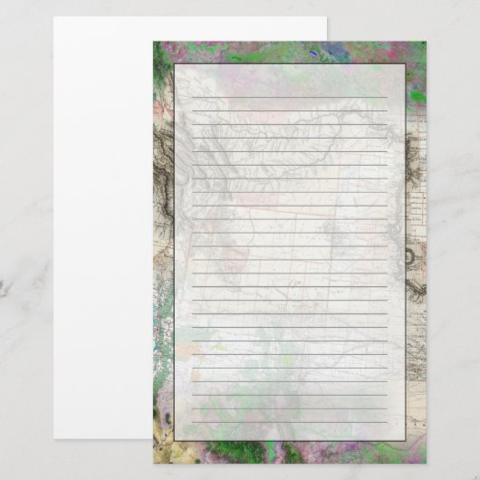 Lewis en Clark Briefpapier (Voorkant / Achterkant)